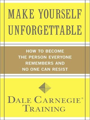 make yourself unforgettable pdf